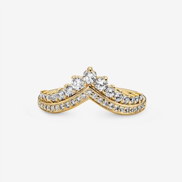 Pandora Timeless Wish Tiara Ring Gold Plated
