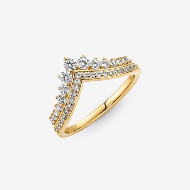 Pandora Timeless Wish Tiara Ring Gold Plated