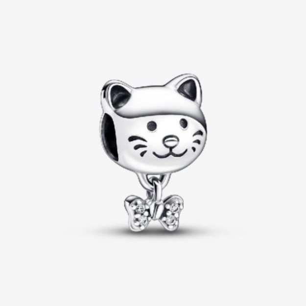 Pet Cat  Bow Charms Pandora