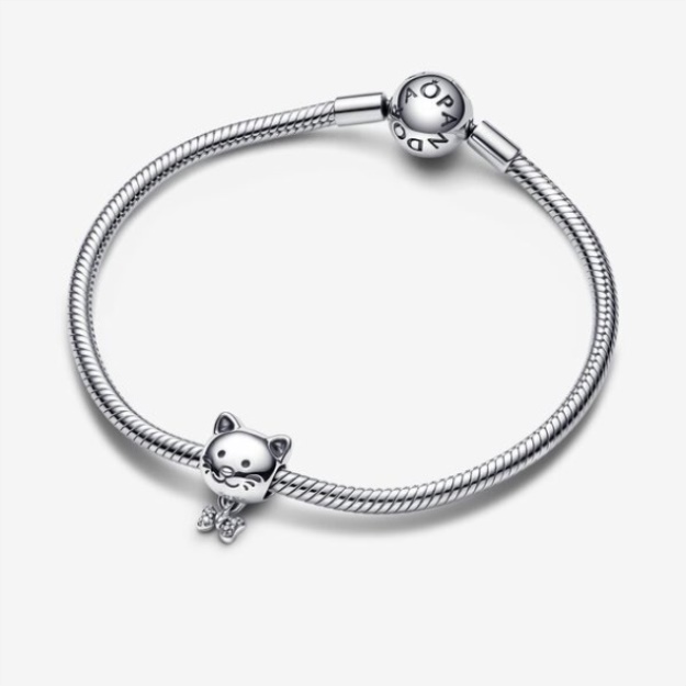 Pet Cat Bow Charm Pandora