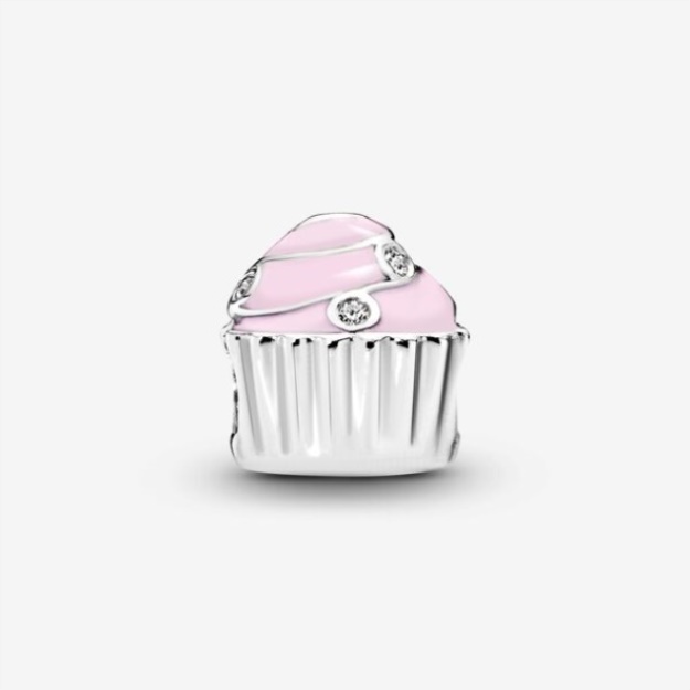 Pink Cupcake Charm Pandora