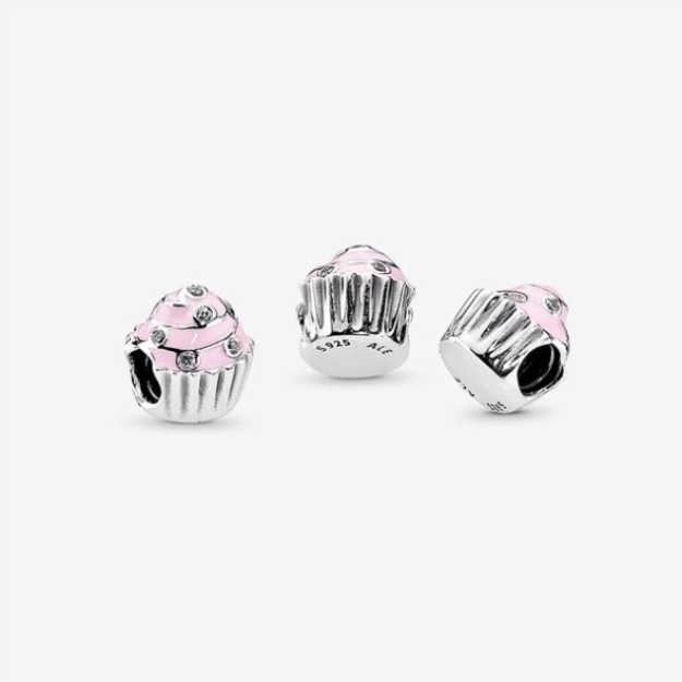 Pink Cupcake Charm Pandora