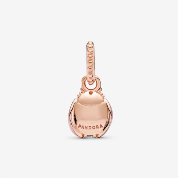 Pink Ladybird Pendant Pandora