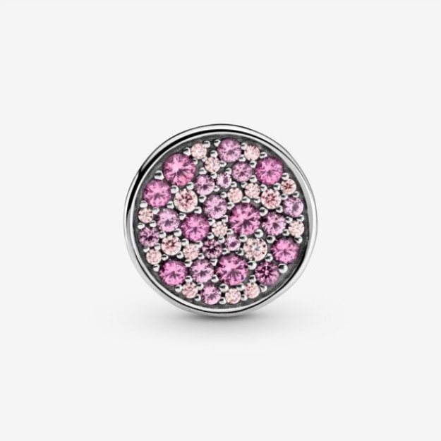 Pink Pave Clip Charm Pandora