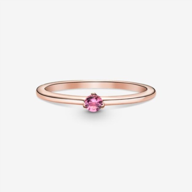 Pink Solitaire Ring Pandora