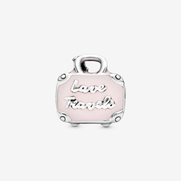 Pink Travel Bag Charm Pandora