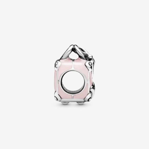 Pink Travel Bag Charm Pandora