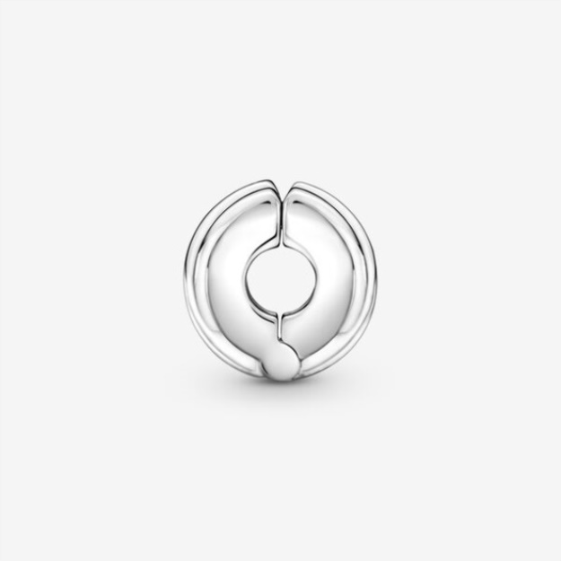 Polished Ribbons Clip Charm Pandora Sterling Silver
