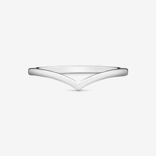 Polished Wishbone Ring Pandora Sterling Silver