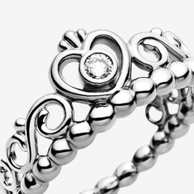 Princess Pandora Brand Tiara Crown Ring