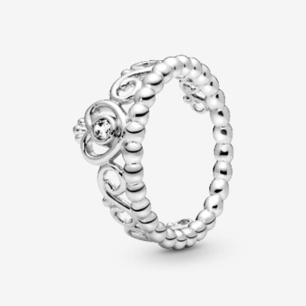 Princess Tiara Crown Pandora Brand Ring