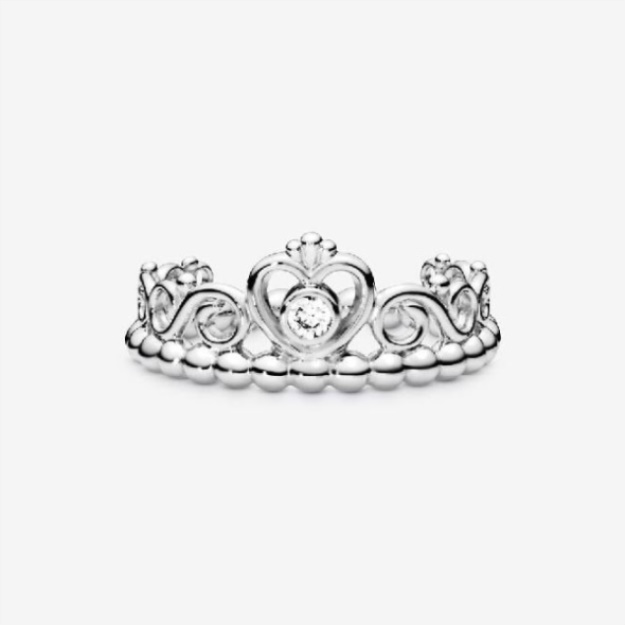 Princess Tiara Crown Pandora Brand Ring