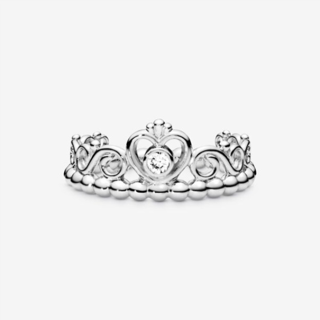Princess Tiara Crown Ring Pandora Sterling Silver