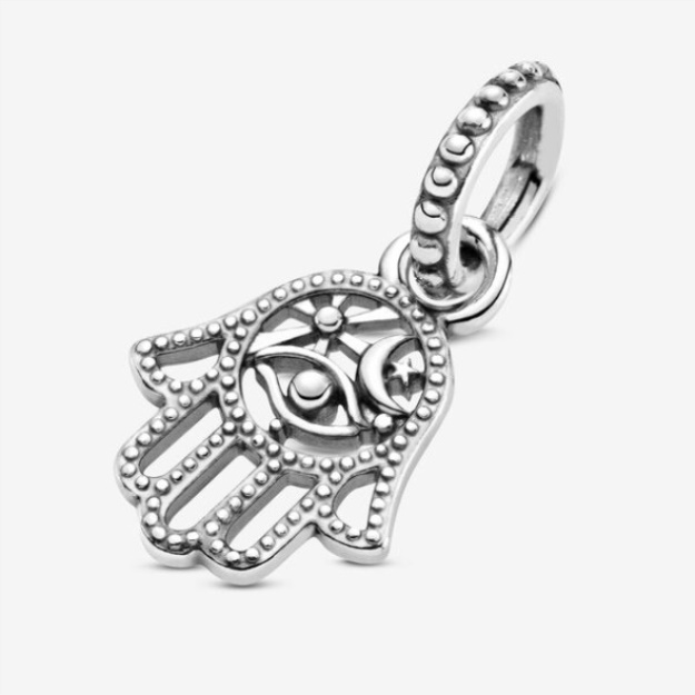 Protective Hamsa Hand Dangle Charm Pandora