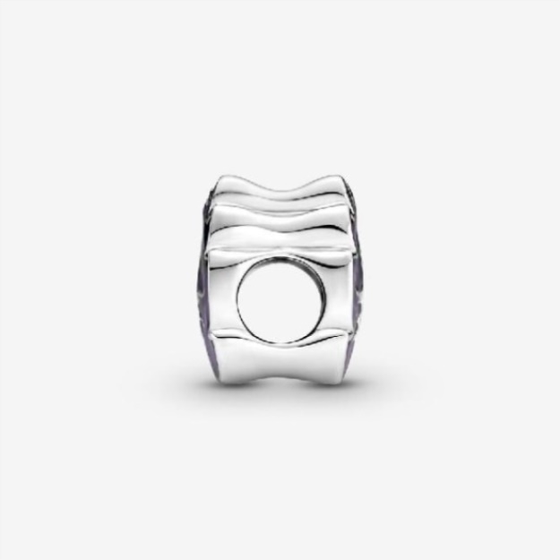 Purple  Green Leaf Charms Pandora