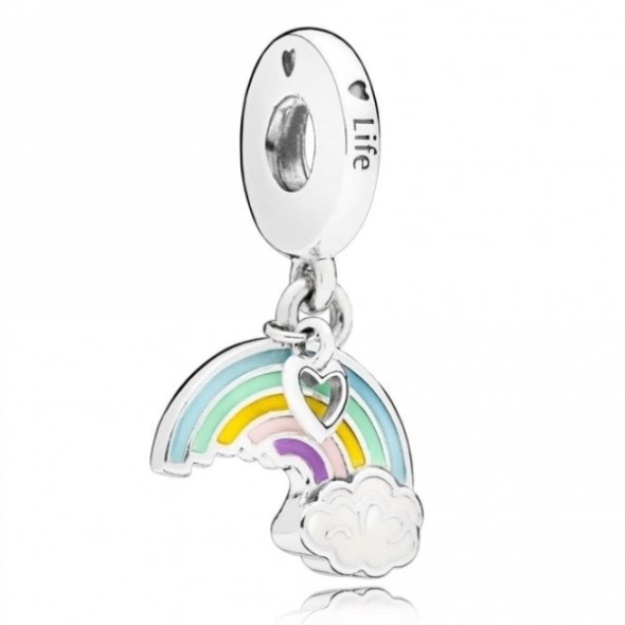 Rainbow  Cloud Dangle Charms Pandora