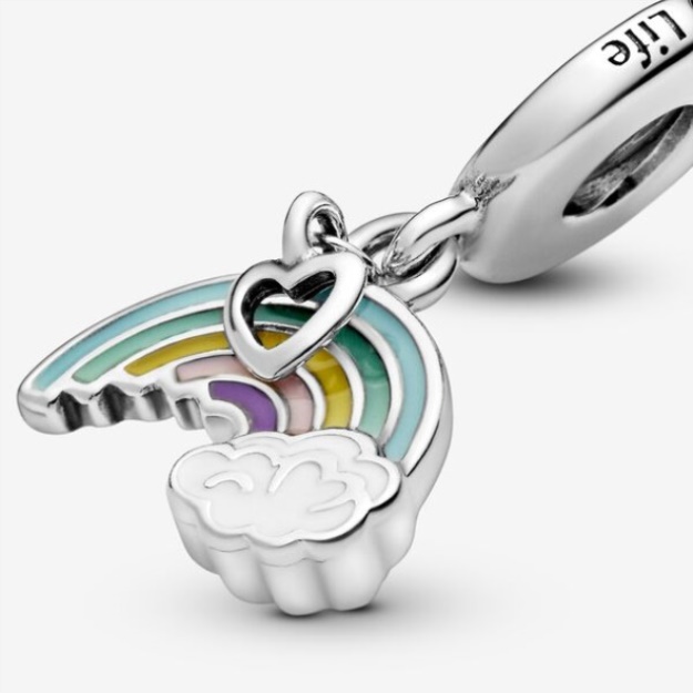 Rainbow And Cloud Dangle Charm Pandora