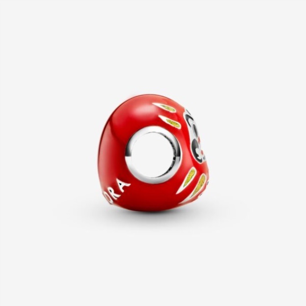 Red Daruma Doll Charm Pandora