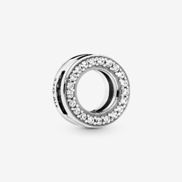 Reflexions Circle of Pave Clip Charms Pandora