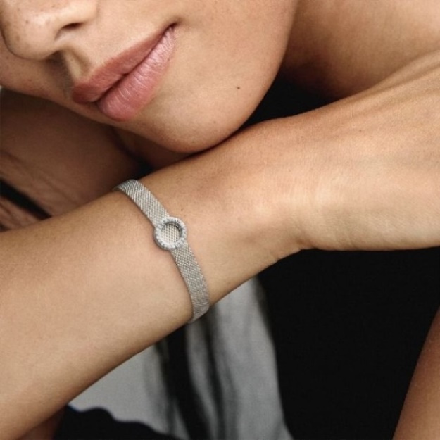 Reflexions Circle of Pave Clip Charms Pandora