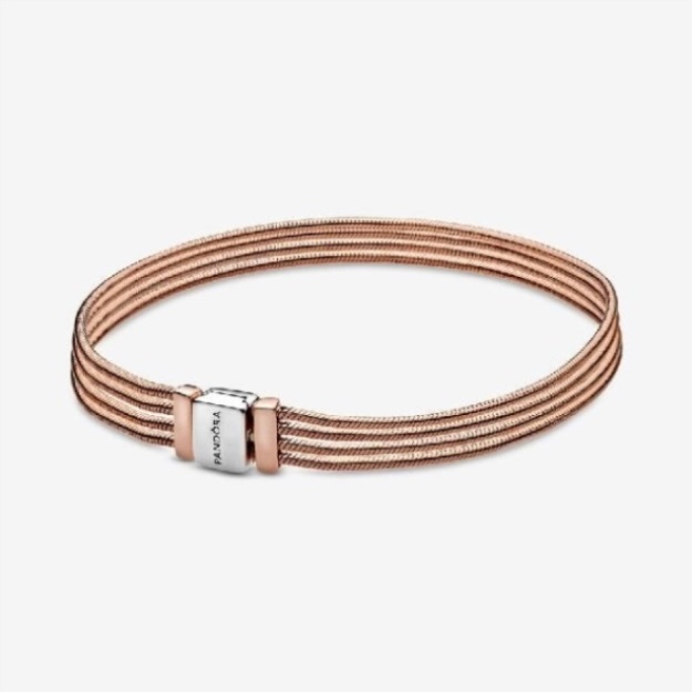 Reflexions Multi Pandora Brand Snake Chain Bracelet