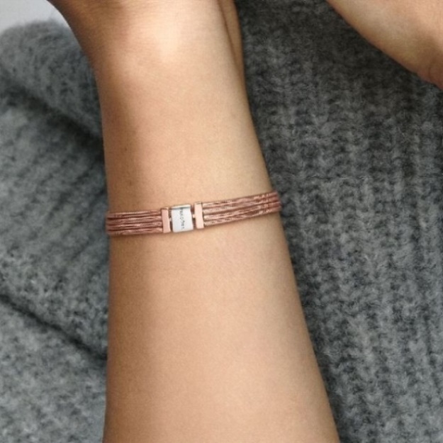 Reflexions Multi Pandora Brand Snake Chain Bracelet