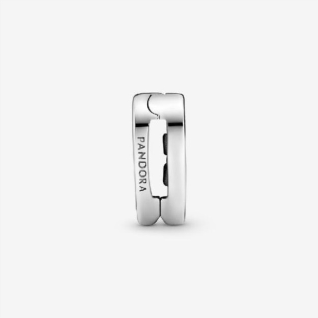 Reflexions Pave Heart Clip Charm Pandora