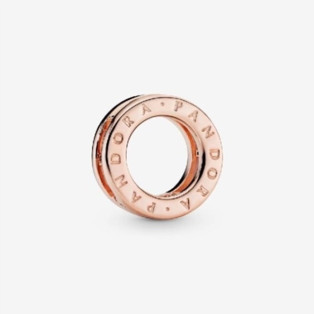 Reflexions Rose Logo Circle Clip Charms Pandora