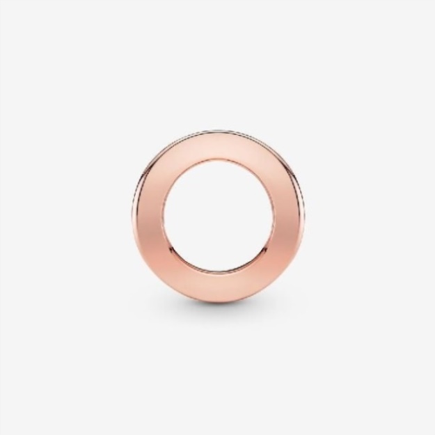 Reflexions Rose Logo Circle Clip Charms Pandora