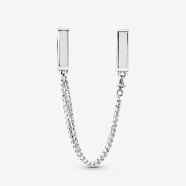 Reflexions Safety Chain Clip Charm Brand Pandora