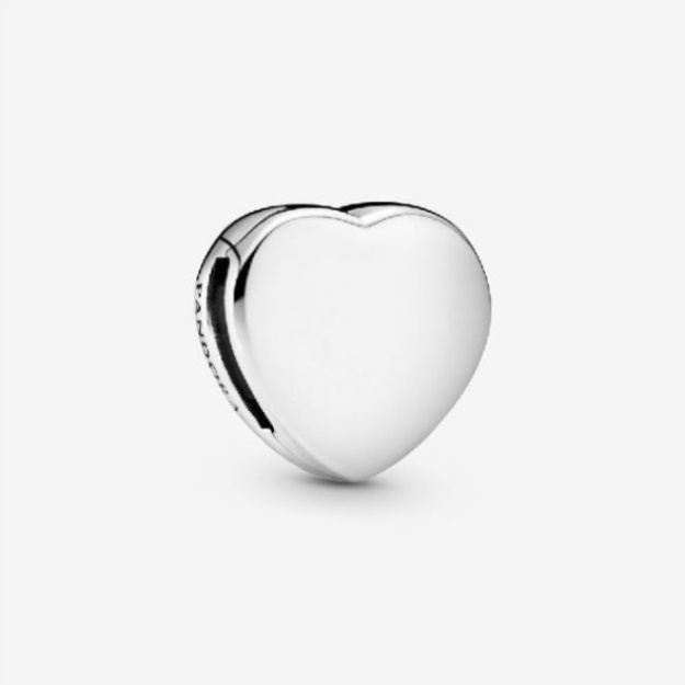 Reflexions Simple Heart Clip Charm Pandora