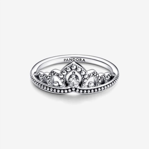 Regal Beaded Tiara Ring Pandora