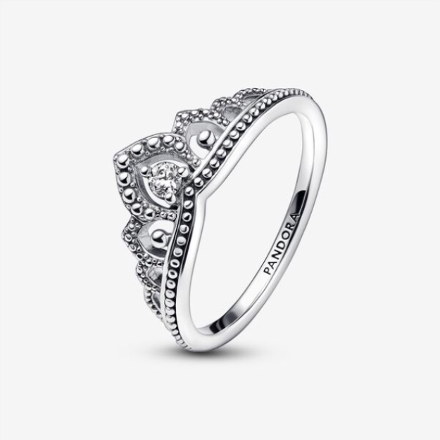Regal Beaded Tiara Ring Pandora