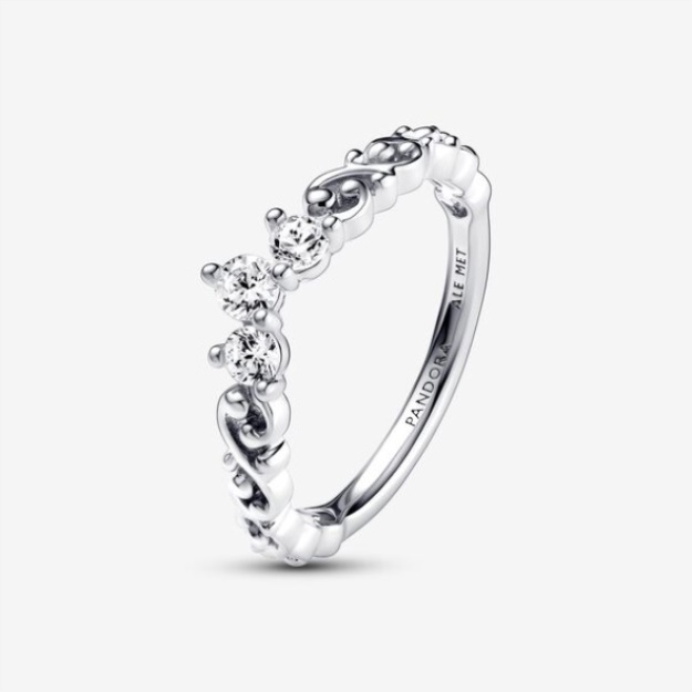Regal Swirl Tiara Ring Pandora Sterling Silver