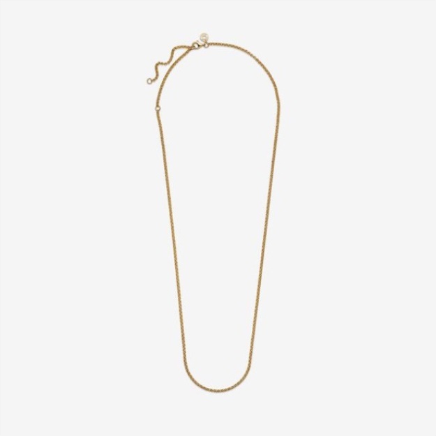Rolo Chain Necklace Pandora Gold Plated