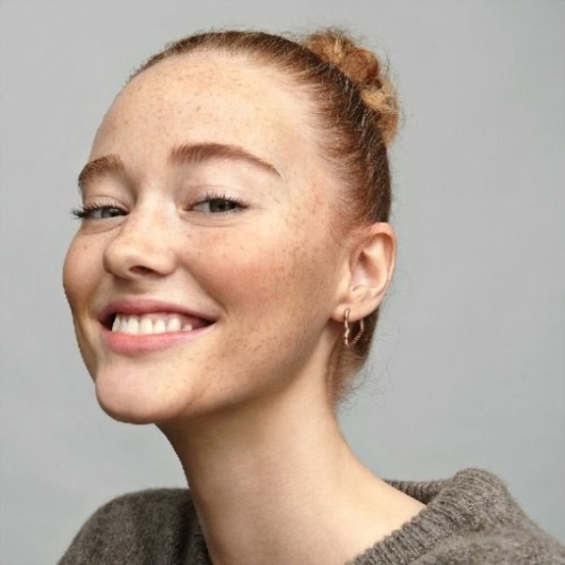 Rose Asymmetric Heart Hoop Earrings Pandora