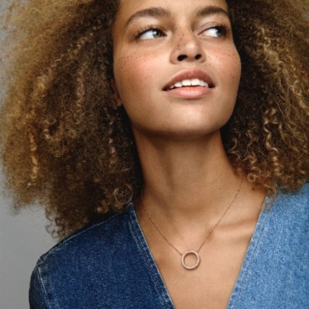 Rose Circle of Sparkle Necklace Pandora