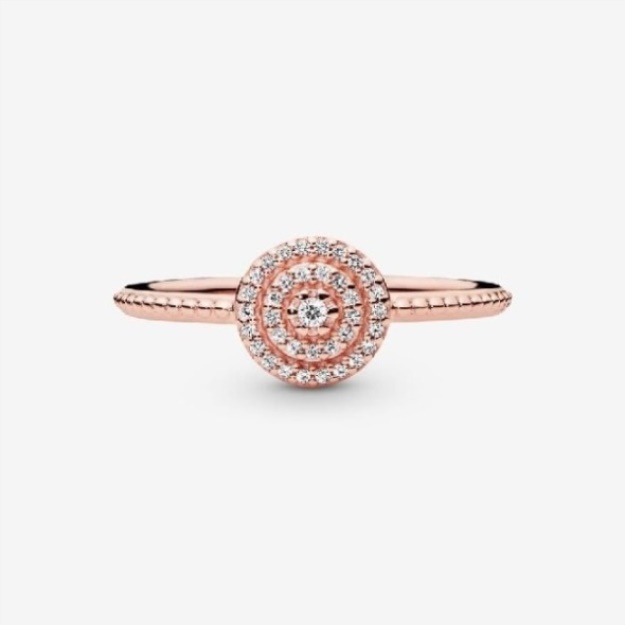 Rose Elegant Sparkle Ring Pandora