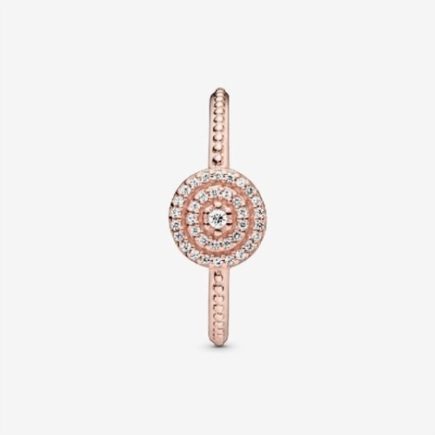 Rose Elegant Sparkle Ring Pandora