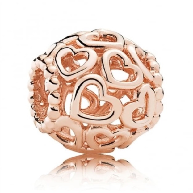 Rose Open Your Heart Charms Pandora