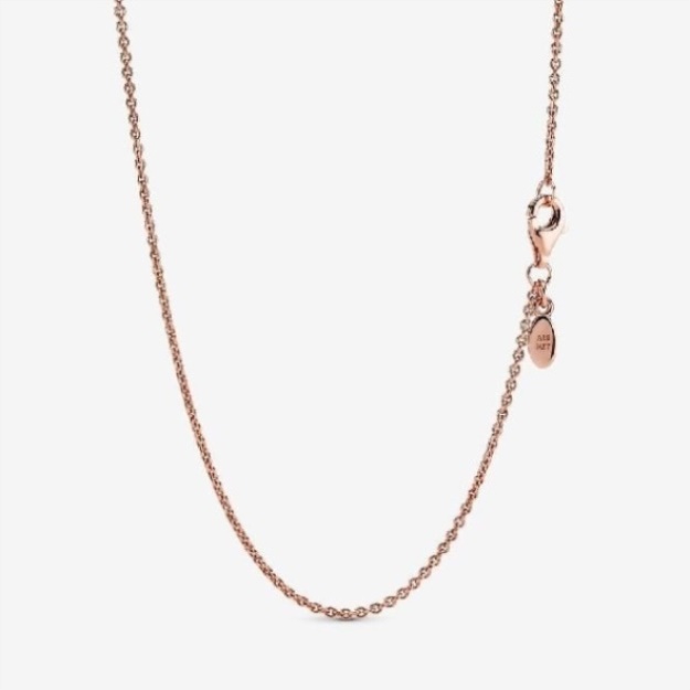 Rose Pandora Classic Cable Chain Necklace