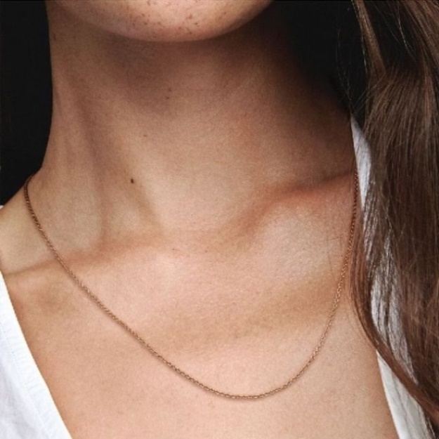 Rose Pandora Classic Cable Chain Necklace