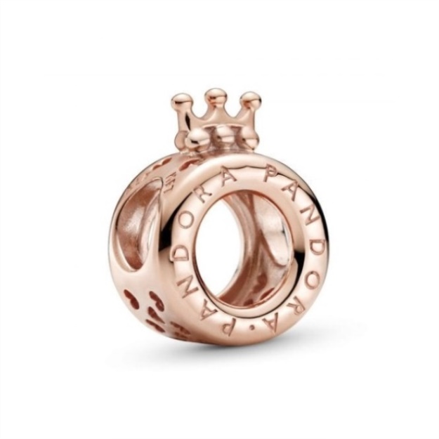 Rose Signature Small Crown O Charms Pandora