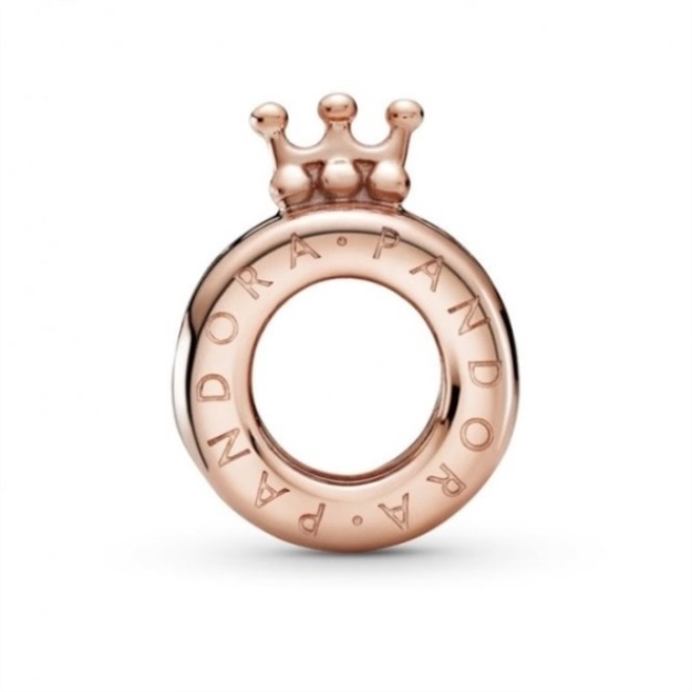 Rose Signature Small Crown O Charms Pandora