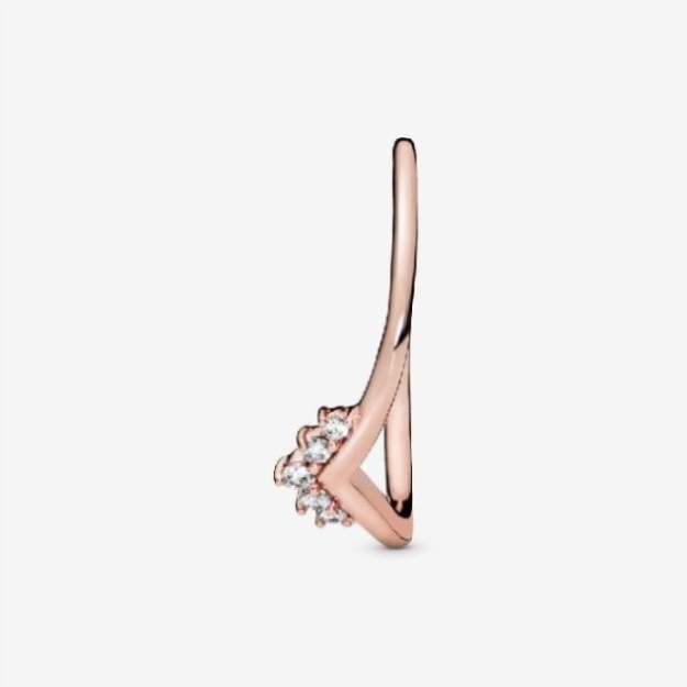 Rose Tiara Wishbone Ring Pandora
