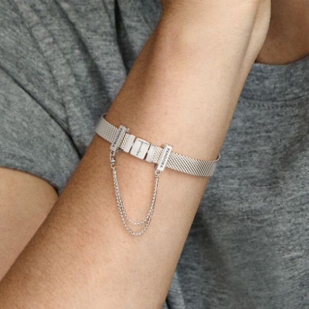 Safety Chain Clip Charm Pandora Sterling Silver