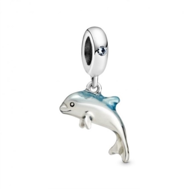 Shimmering Dolphin Dangle Charms Pandora