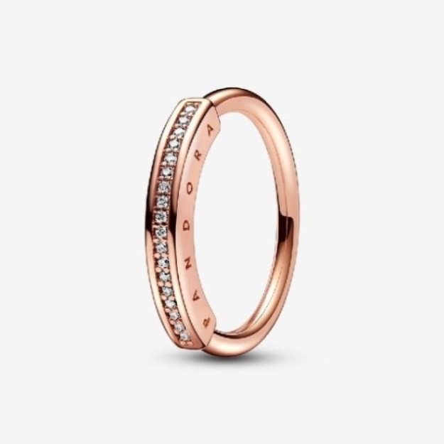 Signature Rose Pandora I-D Pave Ring