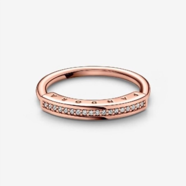 Signature Rose Pandora I-D Pave Ring
