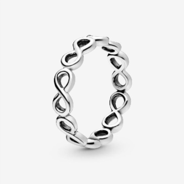 Simple Infinity Band Pandora Brand Stacking Ring